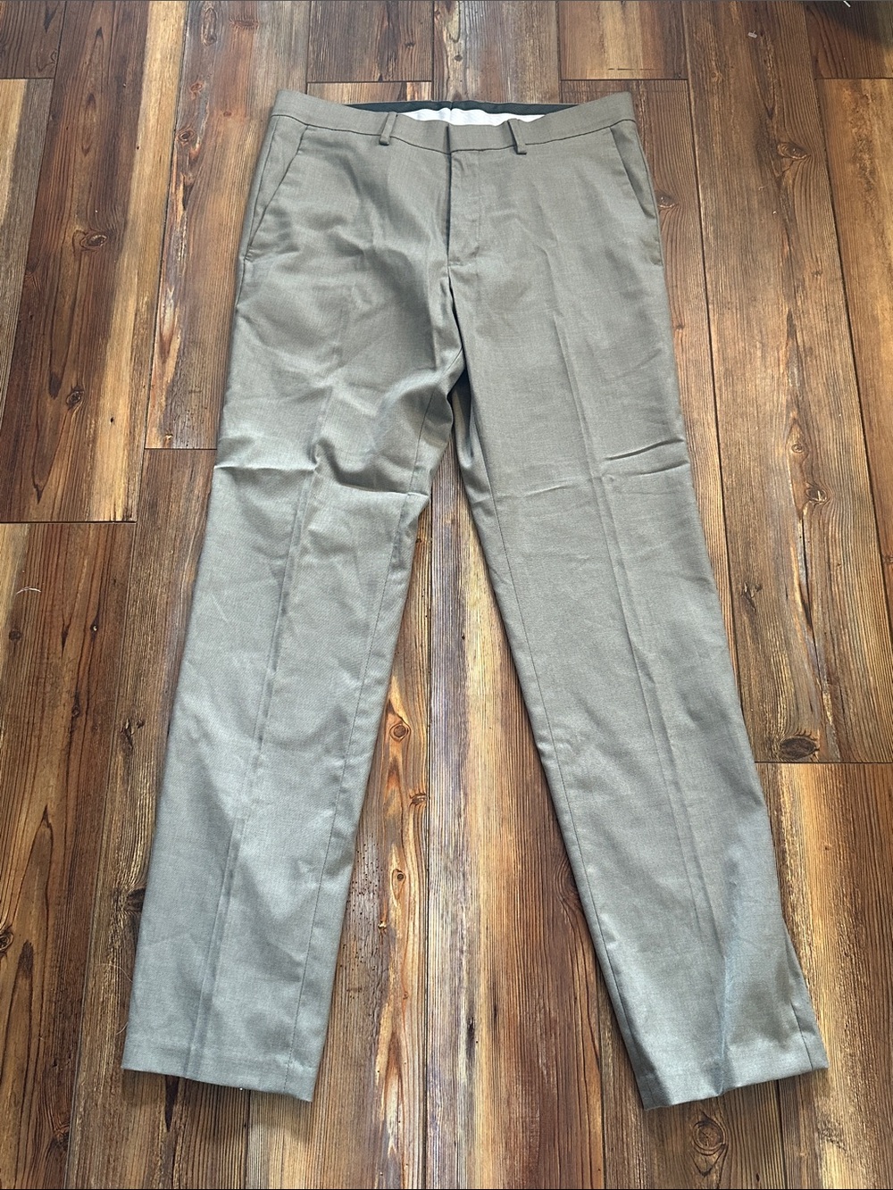 Kenneth Cole Reaction Men's Dress Pants in Light Taupe 32/32